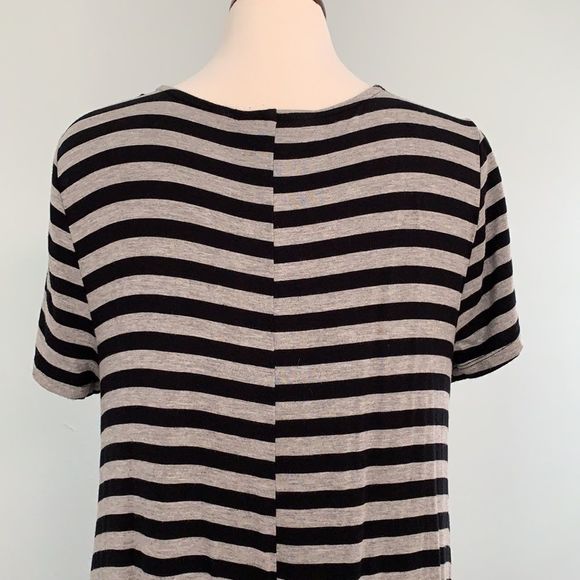 Lane Bryant Striped Vneck Swing Dress sz10/12 EUC - Picture 4 of 7